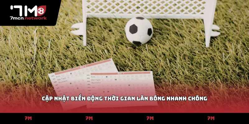 Cập nhật biến động thời gian lăn bóng nhanh chóng