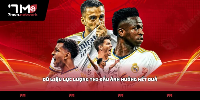 Dữ liệu lực lượng thi đấu ảnh hưởng kết quả