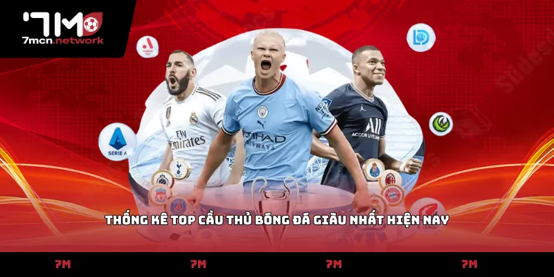 Thống kê top cầu thủ bóng đá giàu nhất hiện nay